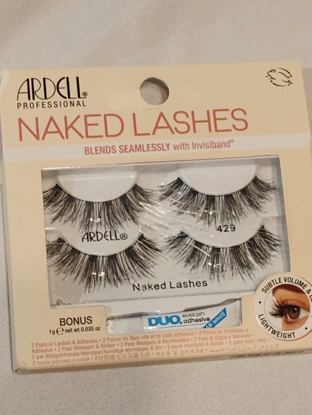 Ardell Naked Lashes 429 - Black Wispy False Eyelashes